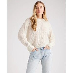 Quince Women's Sweater in Cream